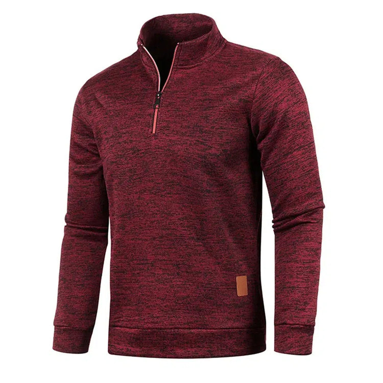 Half-Zipper Pullover Autumn Spring Top Men's