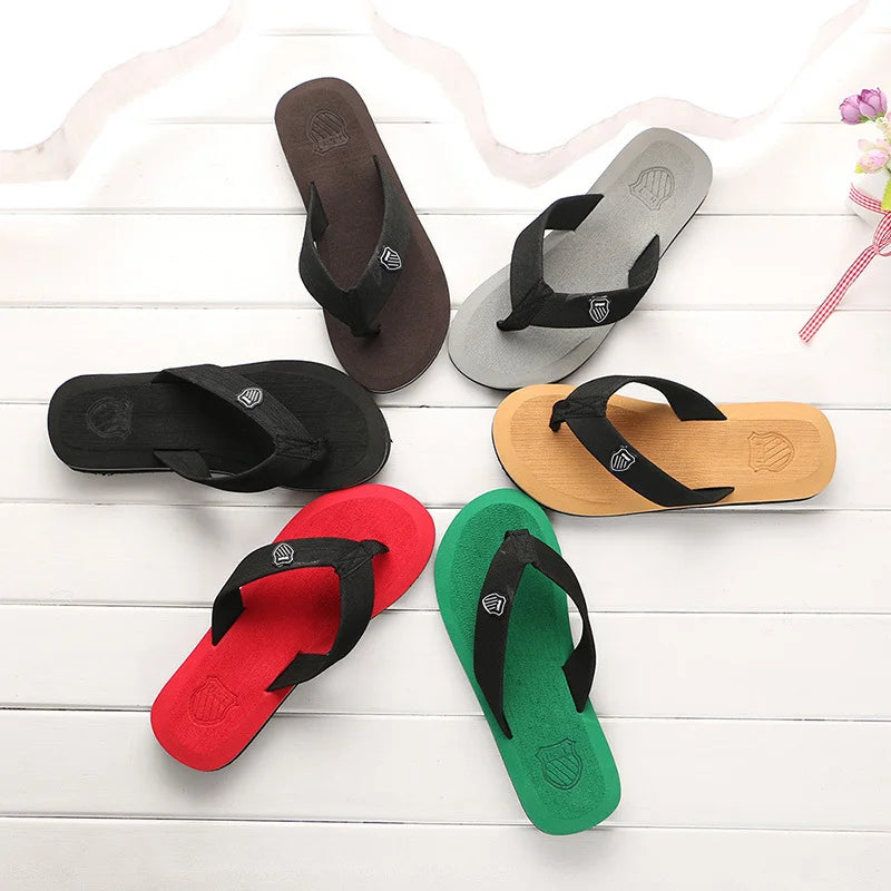 Canvas Strap Beach Thongs Summer Flip-Flops High-Quality Sport Design