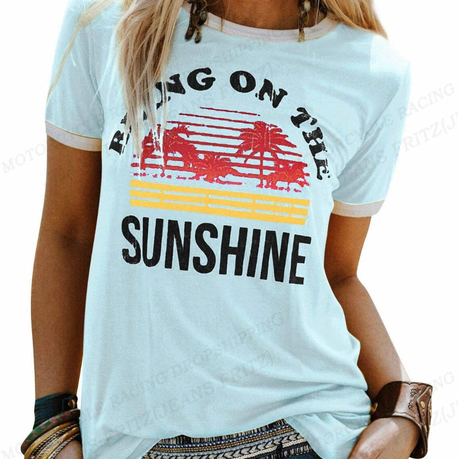 "Bring On The Sunshine" Women's Sun Loving T-shirt