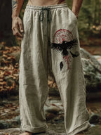 Viking Retro Nordic Totem 3D Printed Casual Beach Pants