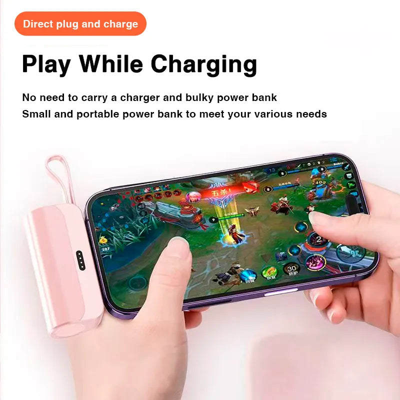 Fast Charger Mini Power Bank Mobile Phone Pocket Battery