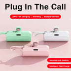 Fast Charger Mini Power Bank Mobile Phone Pocket Battery