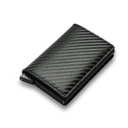 RFID Blocking ID Credit Card Holder Money Clip Anti-Theft Wallet