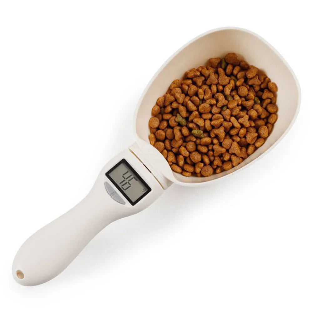 Pet Food Scoop With Digital Weighing Reader Scales Screen
