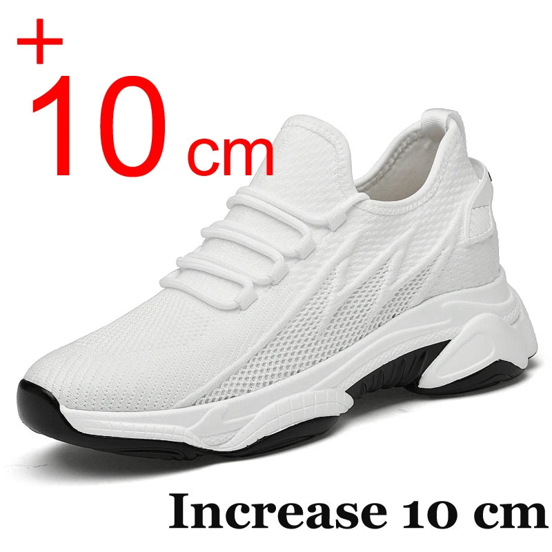 Baskets Rehaussantes Homme - Talon Invisible 6cm/8cm/10cm - Style Sport Et Quotidien
