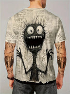 3D Printed Funny Graphic Urban Design T-shirt