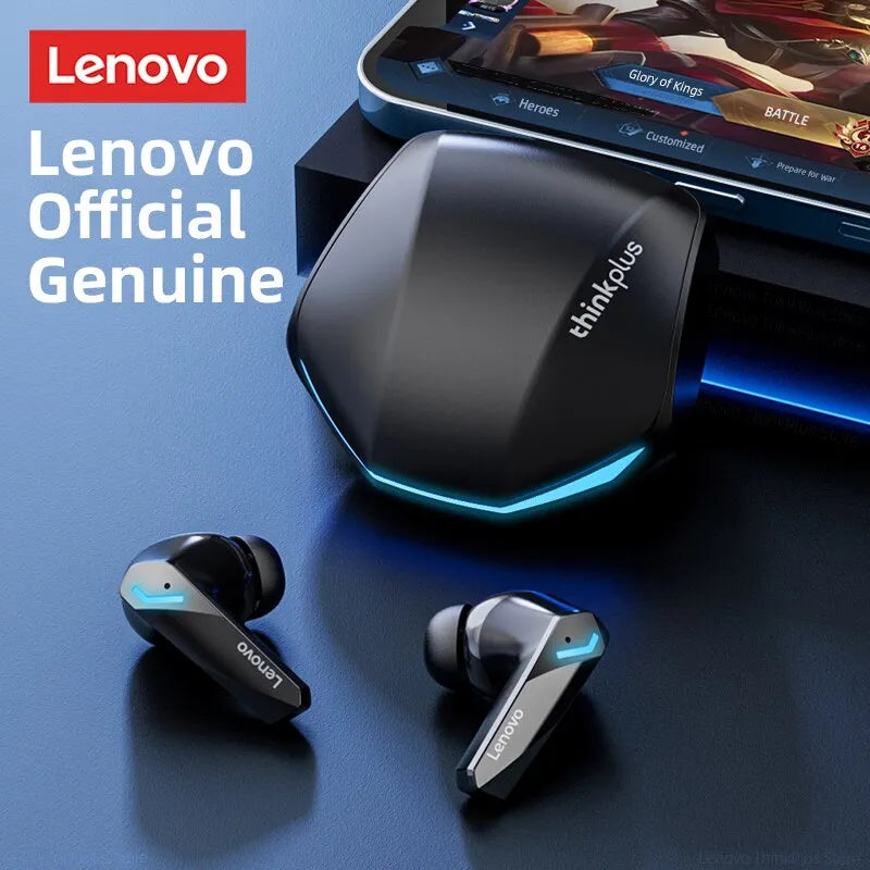 Wireless Earbuds Sharkfin Design Lenovo Bluetooth Headphones