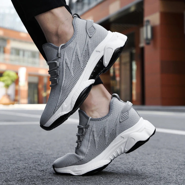 Elevator AirMesh Sneakers 6cm-10cm Height Boosting Platform Sport Breathable Skyscraper Shoes Make You Taller