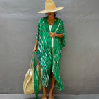 Beach Wrap Bikini Swimwear Cover Up Kimono-Style Resort Wear Sarong