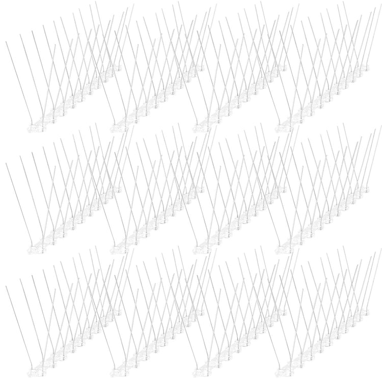 Pigeon & Bird Spikes 12pcs Anti-Pigeon Birds Stop Stainless Steel Thorns