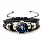 Star Signs Energy Bracelet Zodiac Good Luck Horoscope Women Men Bangle