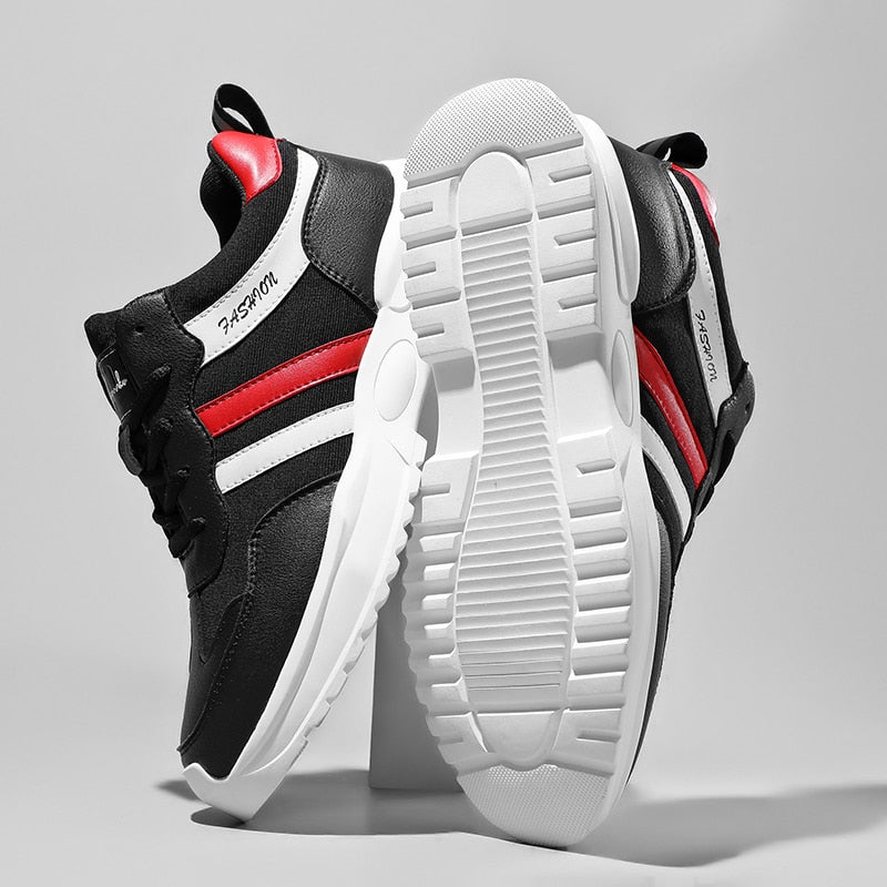 Elevator Platform Height Boosting Sports Sneakers - Lift Height 6cm Stand Tall