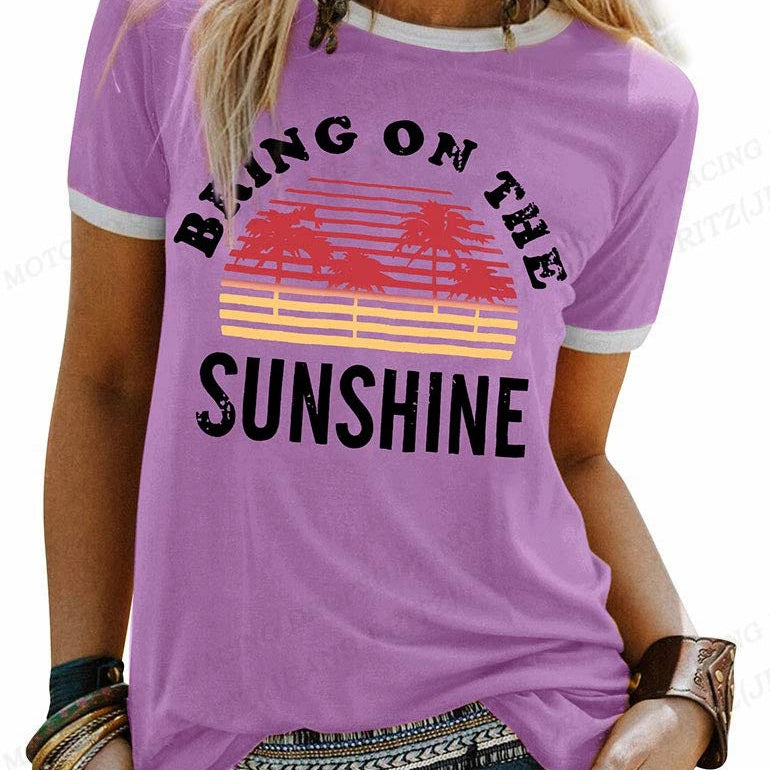 "Bring On The Sunshine" Women's Sun Loving T-shirt