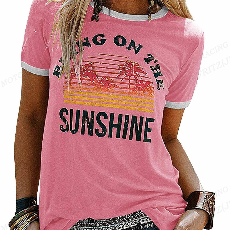 "Bring On The Sunshine" Women's Sun Loving T-shirt