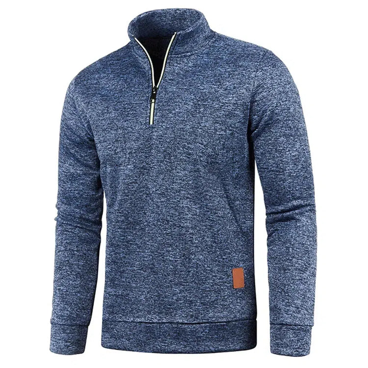 Half-Zipper Pullover Autumn Spring Top Men's