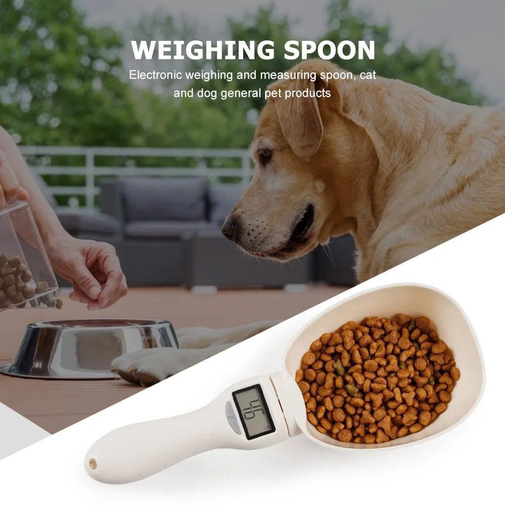 Pet Food Scoop With Digital Weighing Reader Scales Screen