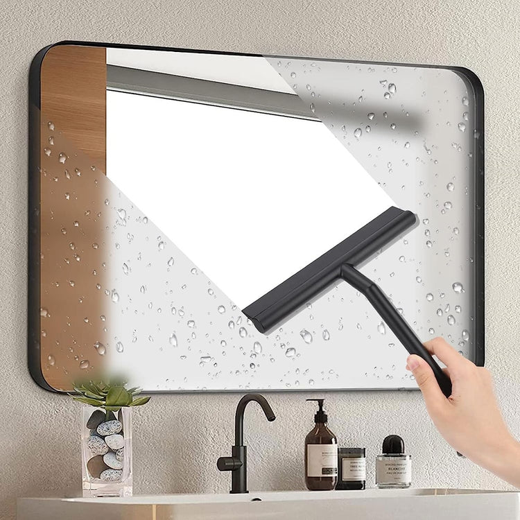 Shower Squeegee Glass Cleaner Wiper Bathroom Hand Cleaning Mirror Rubber Tool