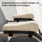 1 Pair Armrest Cushions Memory Foam Office Chair Elbow Support Pads Arm Rest