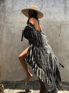 Kimono Beach Wrap Bikini Swimwear Cover Up Oversized Resort Wear Sarong