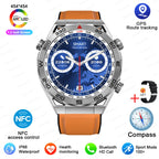 Smartwatch GPS Compass NFC ECG+PPG Health Fitness Tracker Heart Monitor Bluetooth Calling