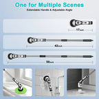 Scrub Brush Electric Bathroom Wireless Spin Cleaning Rechargeable