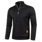 Half-Zipper Pullover Autumn Spring Top Men's
