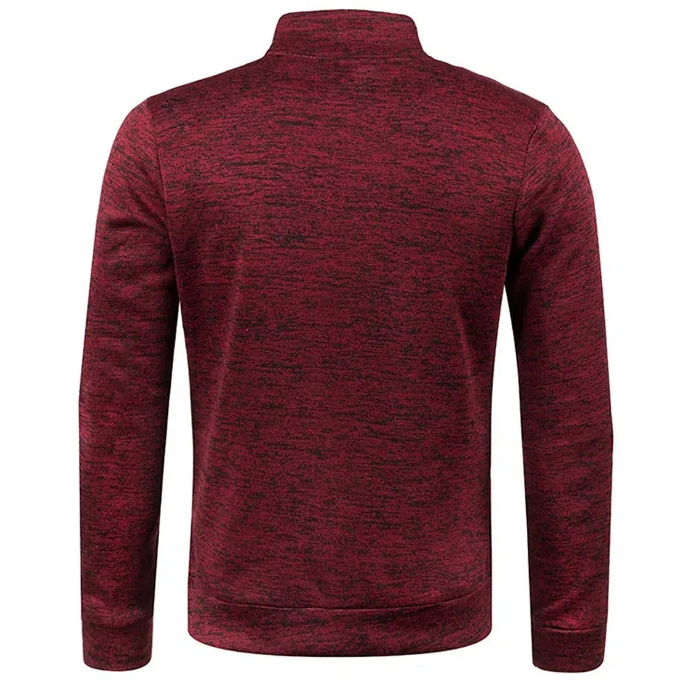 Half-Zipper Pullover Autumn Spring Top Men's