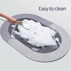 Super Absorbent Bath Mat Quick Drying Non Slip Magic Bathroom Kitchen Floor Rug