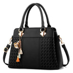 Luxury Handbag Women's Crossbody Bag With Tassels Large-Capacity Shoulder Bag