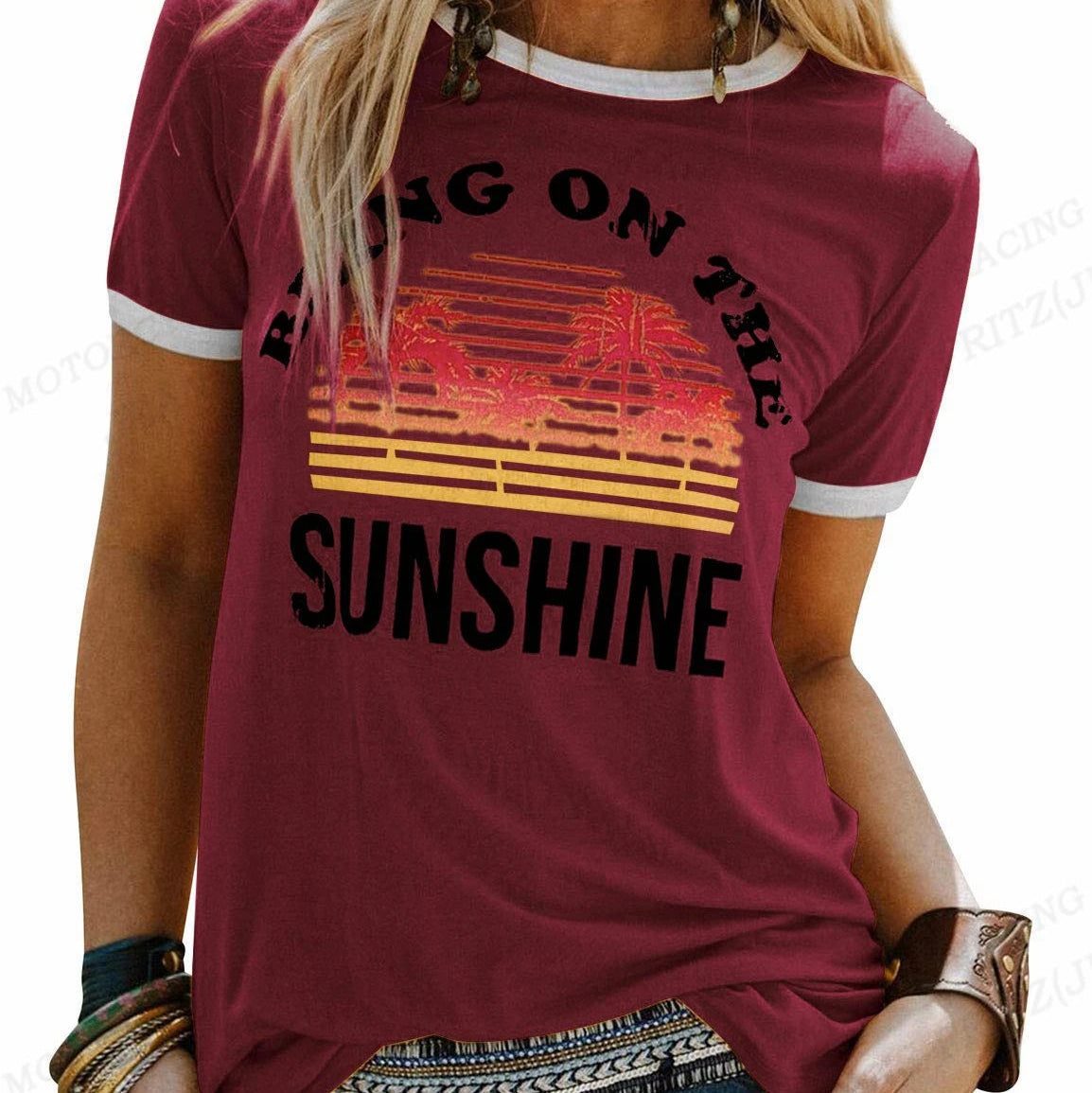 "Bring On The Sunshine" Women's Sun Loving T-shirt
