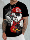 Urban Graphic Streetwear T‑Shirt – Bold Funny Cartoon Tee for Men