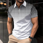 Summer Men's Casual Polo Shirt New Fashion Design Breathable Office Wear