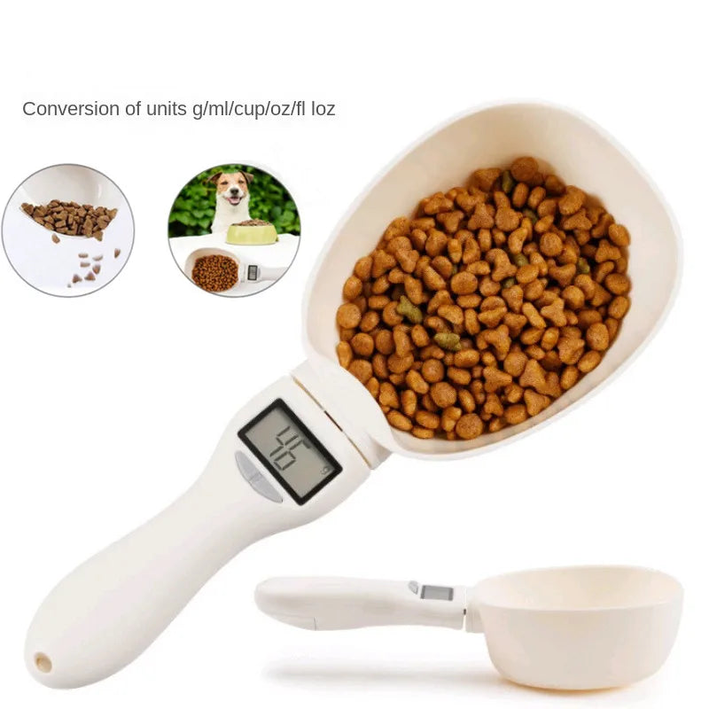 Pet Food Scoop With Digital Weighing Reader Scales Screen