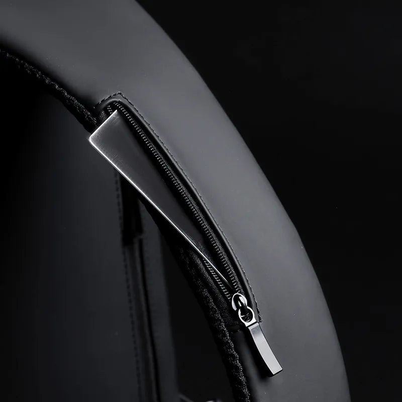 Travel Sling Bag Cross Body Backpack With Security Anti Theft Padlock & USB Charging Port