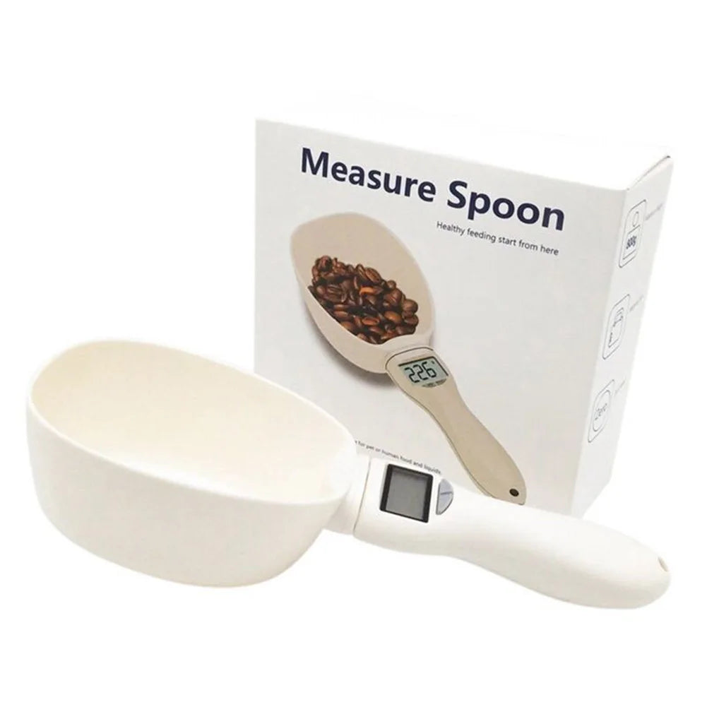 Pet Food Scoop With Digital Weighing Reader Scales Screen