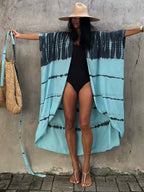 Beach Wrap Bikini Swimwear Cover Up Kimono-Style Resort Wear Sarong