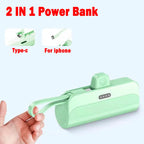 Fast Charger Mini Power Bank Mobile Phone Pocket Battery