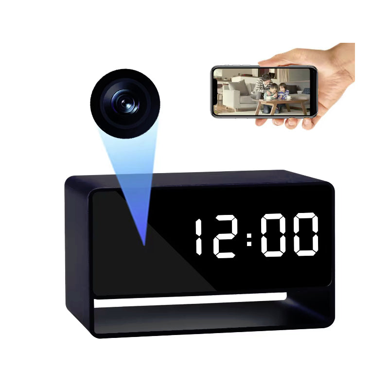 Home Security CCTV Camera Alarm Clock Camera with HD Video