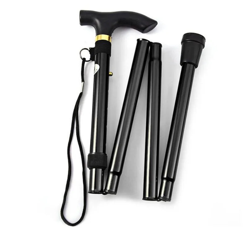 Foldable Walking Stick Adjustable Lightweight Aluminium Cane