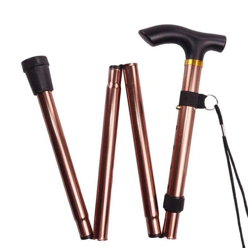 Foldable Walking Stick Adjustable Lightweight Aluminium Cane