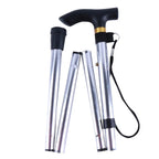 Foldable Walking Stick Adjustable Lightweight Aluminium Cane