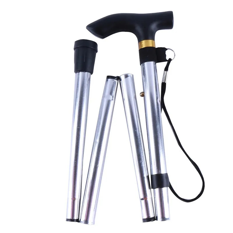 Foldable Walking Stick Adjustable Lightweight Aluminium Cane