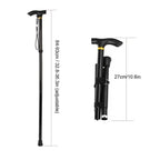 Foldable Walking Stick Adjustable Lightweight Aluminium Cane