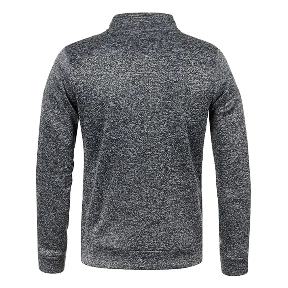 Half-Zipper Pullover Autumn Spring Top Men's