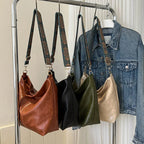 Shoulder Bag Large Capacity Crossbody Women's Handbag With Geometric Strap