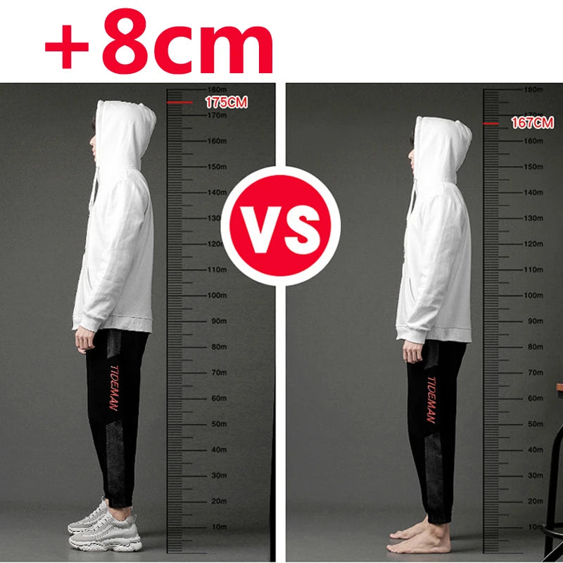 Elevator Platform Sneakers 10cm or 8cm Height Boosting Sports Skyscraper Shoes Stand Tall