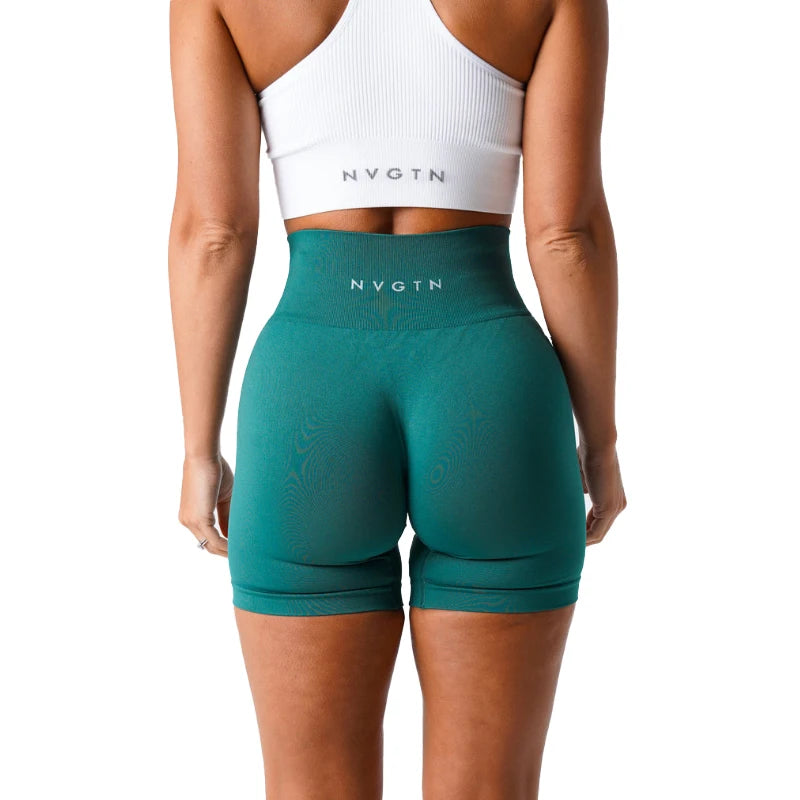 Butt-Shaping Seamless Pilates Shorts Shapewear Yoga Crossfit Workout Activewear Gym Tights