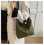 Shoulder Bag Large Capacity Crossbody Women's Handbag With Geometric Strap