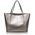 Shoulder Handbag Genuine Leather Large Capacity Tote