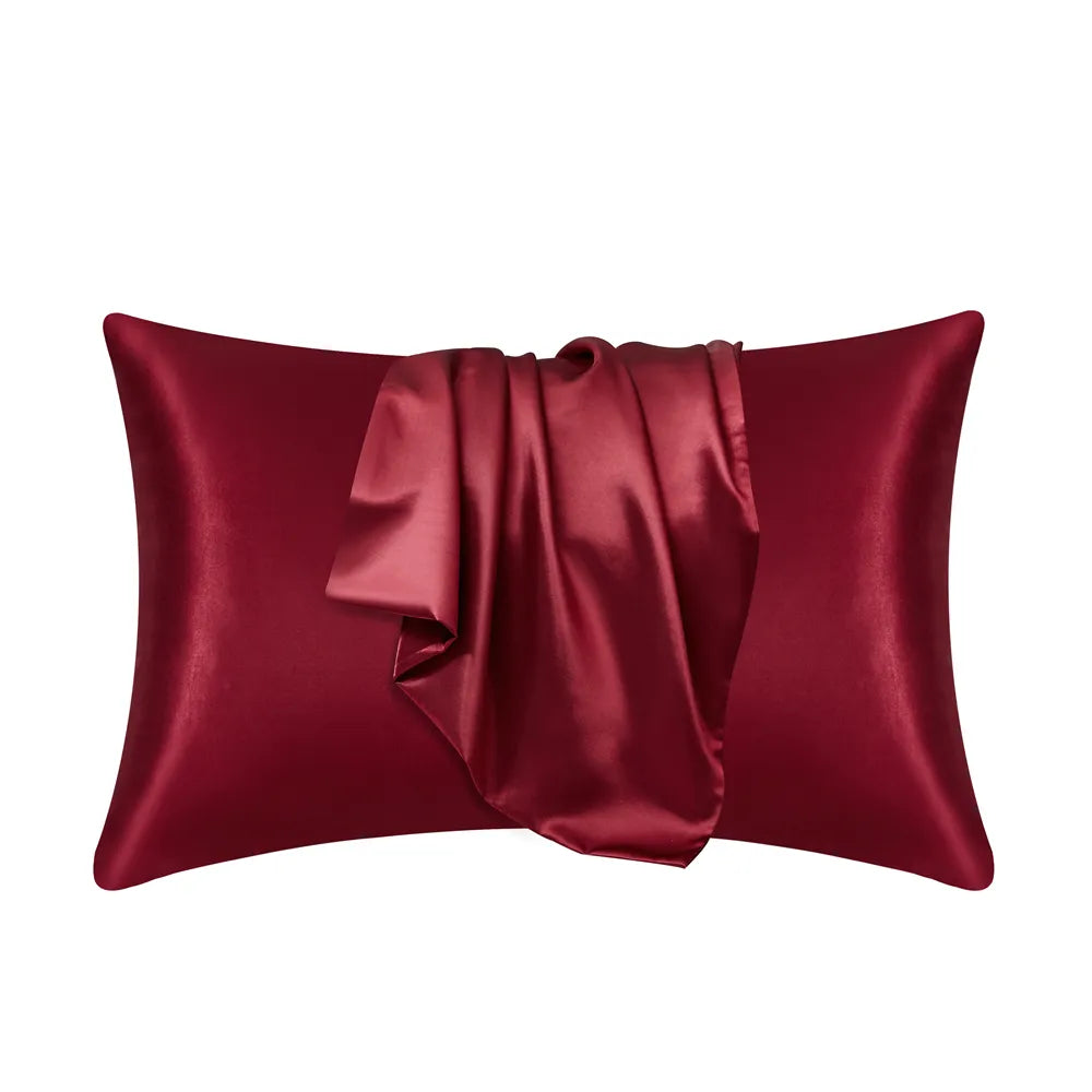 Silk Satin Pillowcase for Hair and Skin No-Frizzy Bed Hair Allergy Free